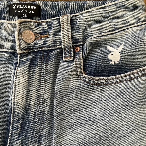 PacSun playboy Women's Straight Leg Jeans - Picture 3 of 5
